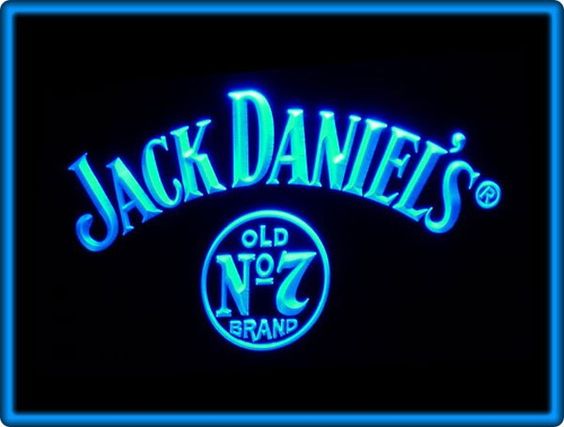 Jack Daniel'S Old No 7 Whiskey Bar Pub Restaurant LED Light