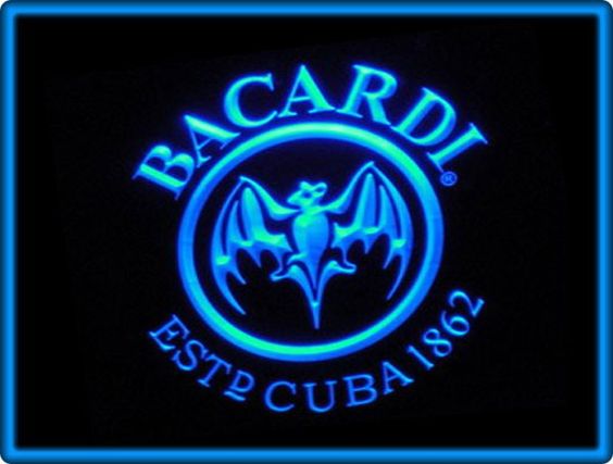 Bacardi Breezer Bar Pub Restaurant LED Light