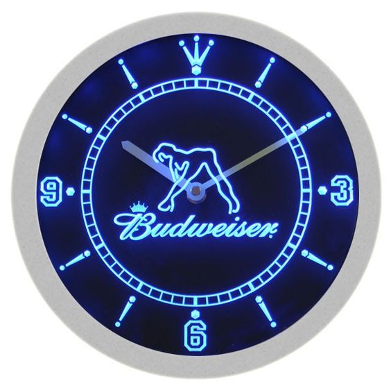 Budweiser Exotic Dancer Beer Bar Wall Clock