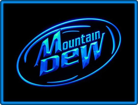 Mountain Dew Energy Drink Sport Bar Pub Restaurant LED Light