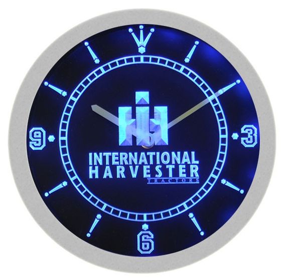 International Harvester Tractor Bar Wall Clock