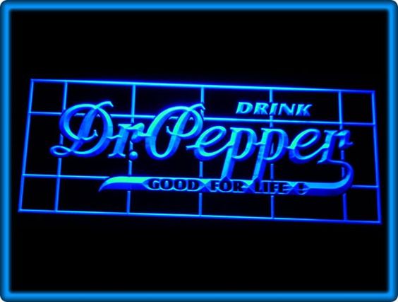 Dr. Pepper Drink Good For Life Bar Pub Restaurant LED Light