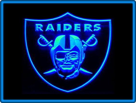 Oakland Raiders American Football LED Light