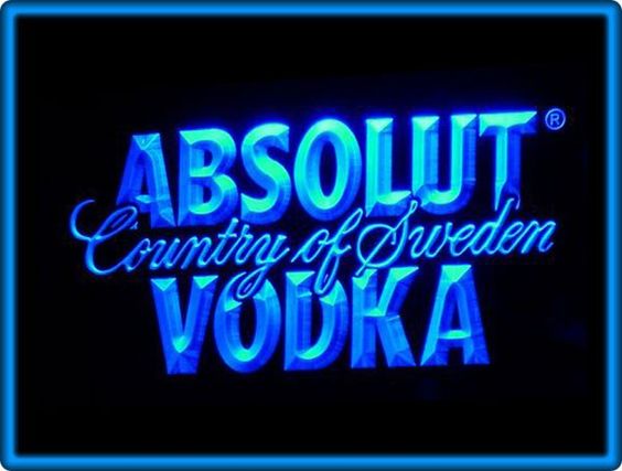 Absolut Vodka Country Of Sweden Bar Pub Restaurant LED Light