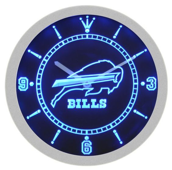 Buffalo Bills American Football Bar Wall Clock