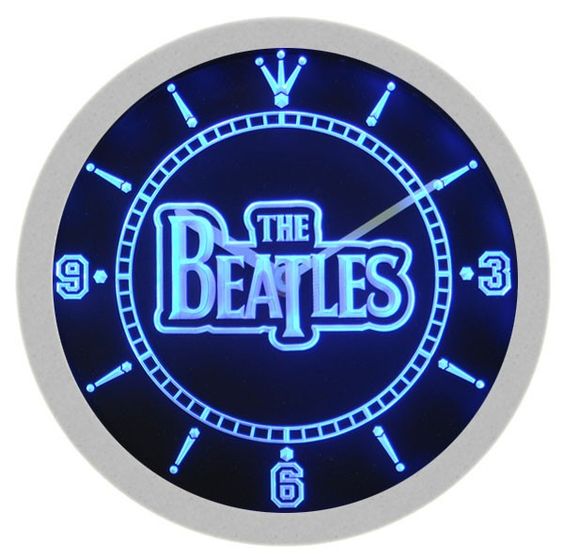 The Beatles Rock Music Bar Wall Clock