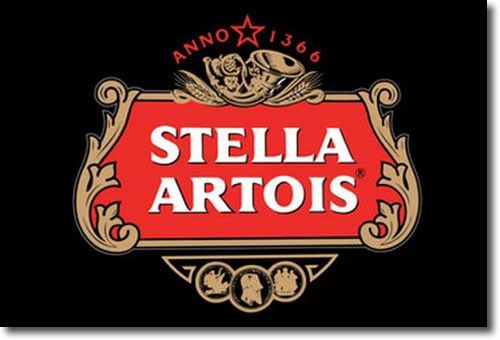 Stella Artois Beer Bar Stretched Canvas Print