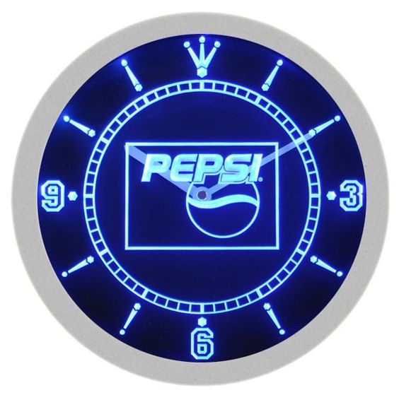 Pepsi Bar Wall Clock