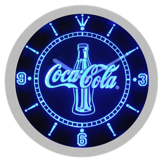 Coca-Cola (Coke) LED Light Bar Wall Clock