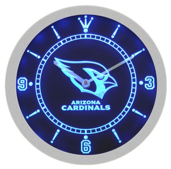 Arizona Cardinals American Football Bar Wall Clock