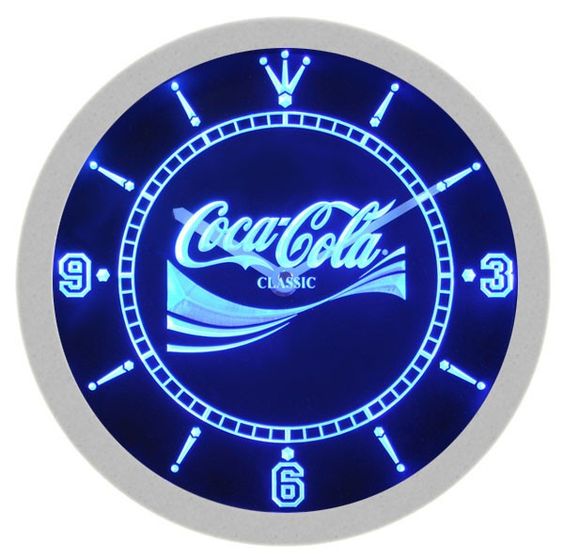 Coca Cola Coke Classic Bar Wall Clock