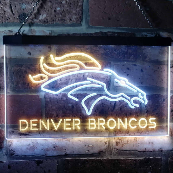 Denver Sport Team Football League Broncos Club Led Light 2022 10