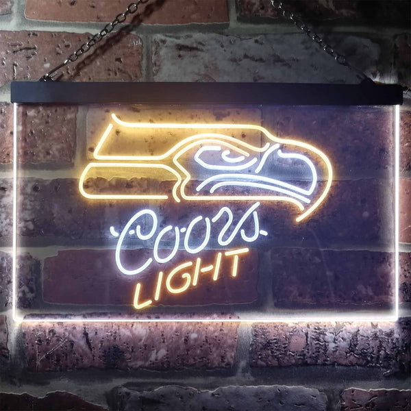 Seattle Seahawks Coors Light Led Light 2022 10