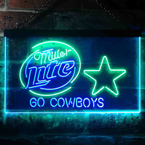 Miller Lite Dallas Cowboys Go Led Light