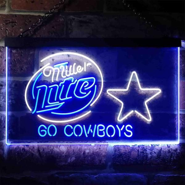 Miller Lite Dallas Cowboys Go Led Light 2022 10