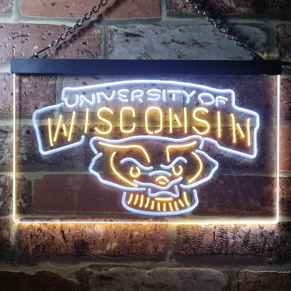 Wisconsins Badgers Club Led Light