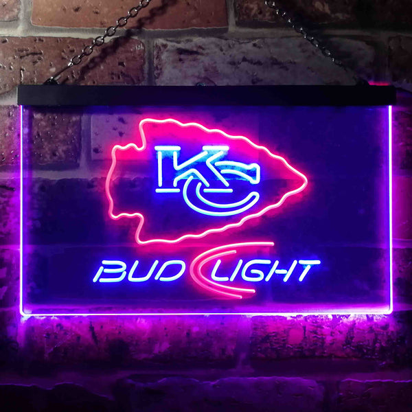 Bud Light Kansas City Chiefs Led Light 2022 10