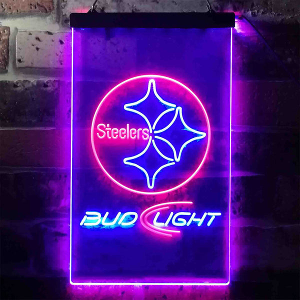 Bud Light Pittsburgh Steelers Led Light 2022 10