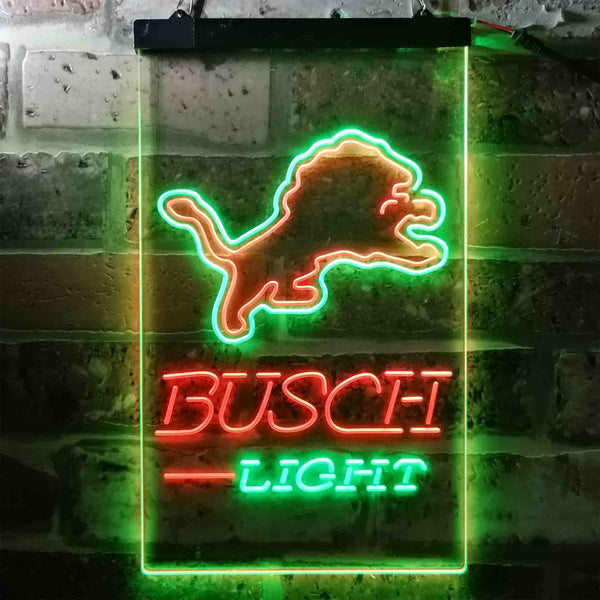 Busch Light Detroit Lion Led Light 2022 10