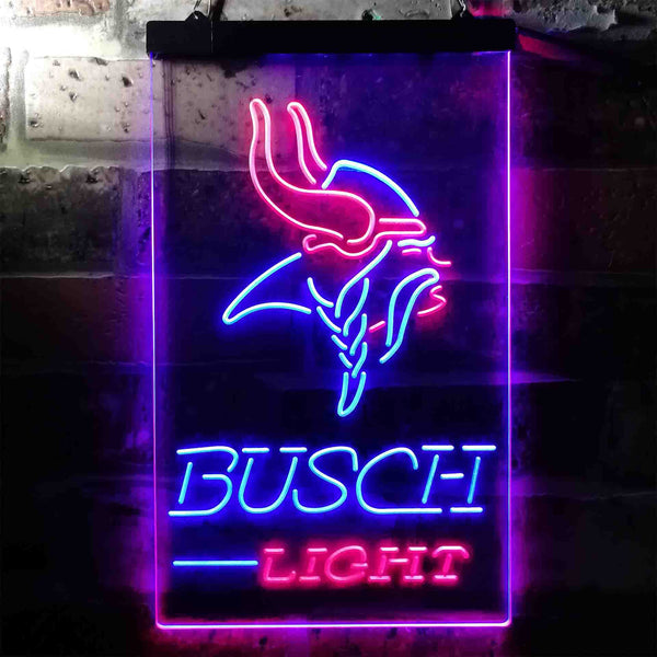 Busch Light Minnesota Vikings Led Light 2022 10