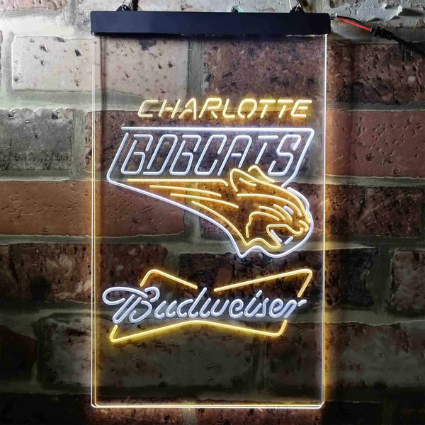 Charlotte Bobcat Budweiser Led Light