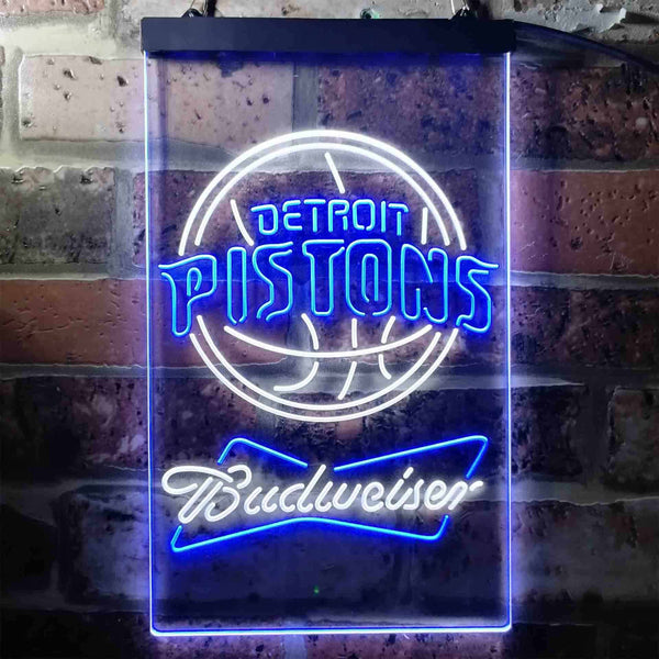 Detroit Pistons Budweiser Led Light