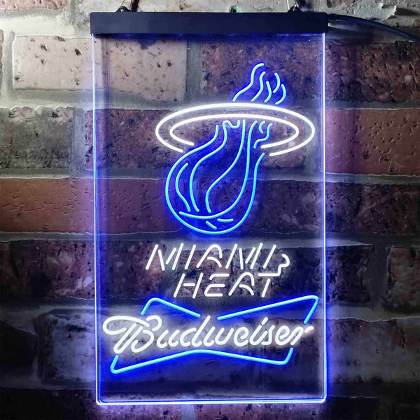 Miami Heat Budweiser Beer Led Light