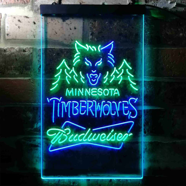 Minnesota Timberwolves Budweiser Led Light