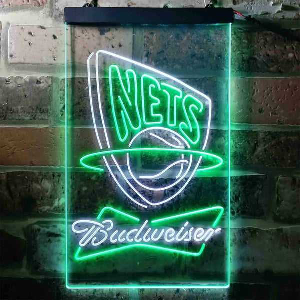 New Jersey Nets Budweiser Led Light