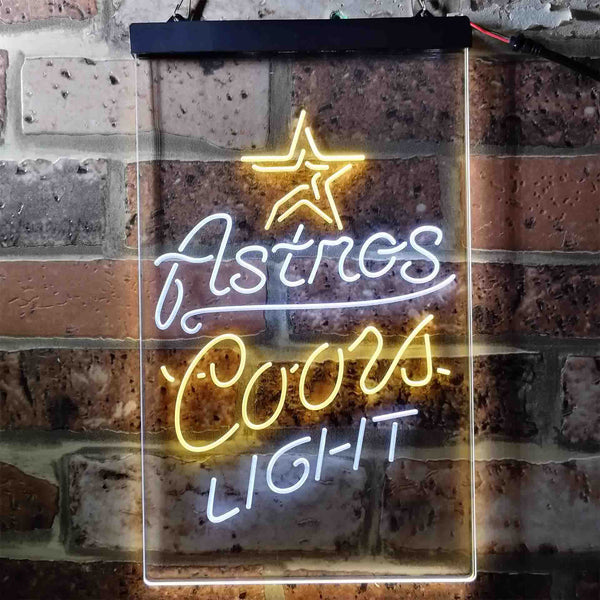 Houston Astros Coors Light Led Light