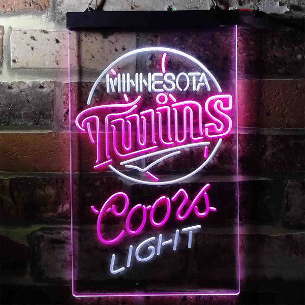 Minnesota Twins Coors Light Led Light