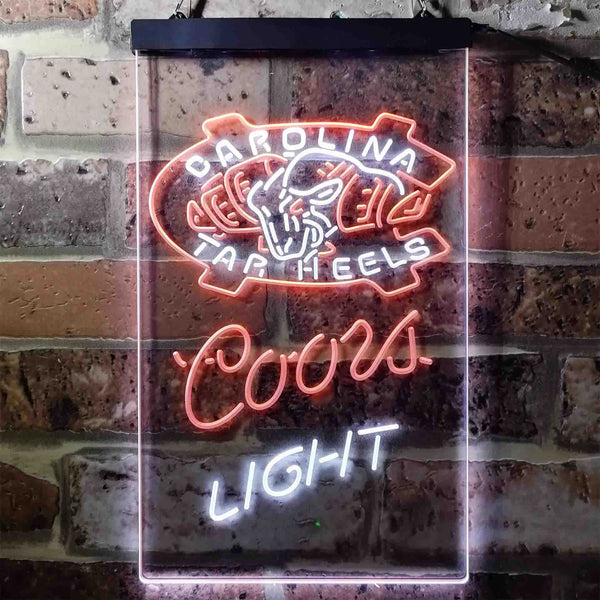 North Carolina Tar Heels Coors Light Led Light