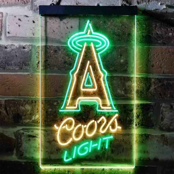 Los Angeles Anaheim Angels Coors Light Led Light