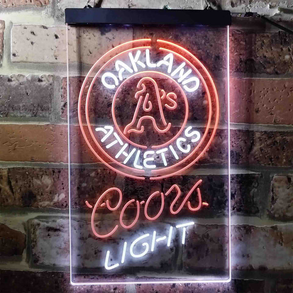 Oakland Athletics Coors Light Led Light