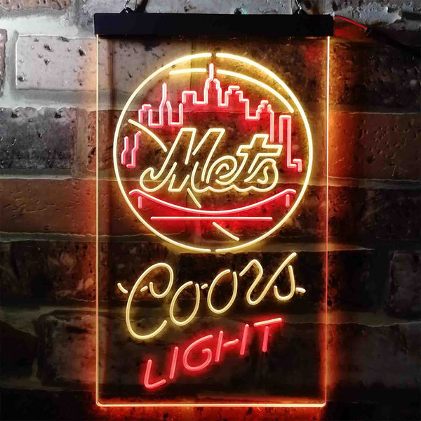 New York Mets Coors Light Led Light