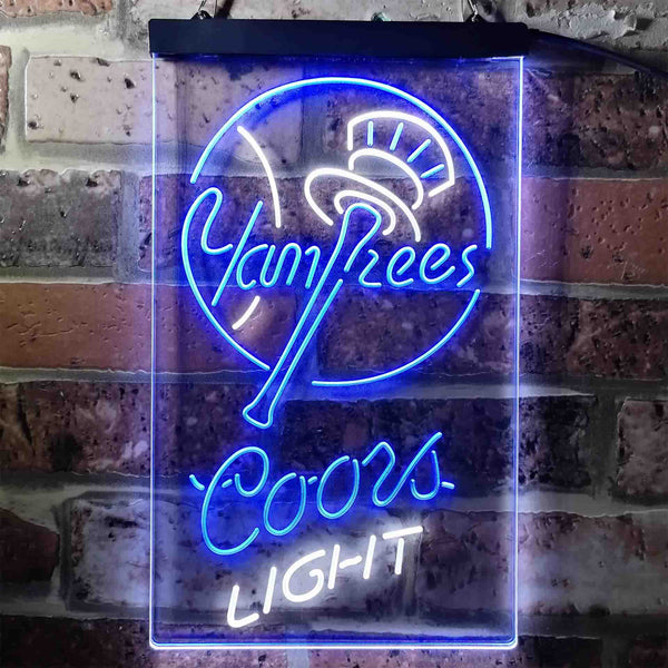 New York Yankees Coors Light Led Light