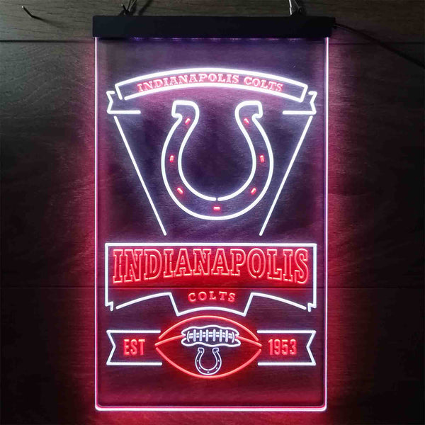 Indianapolis Colts Est 2953 Led Light