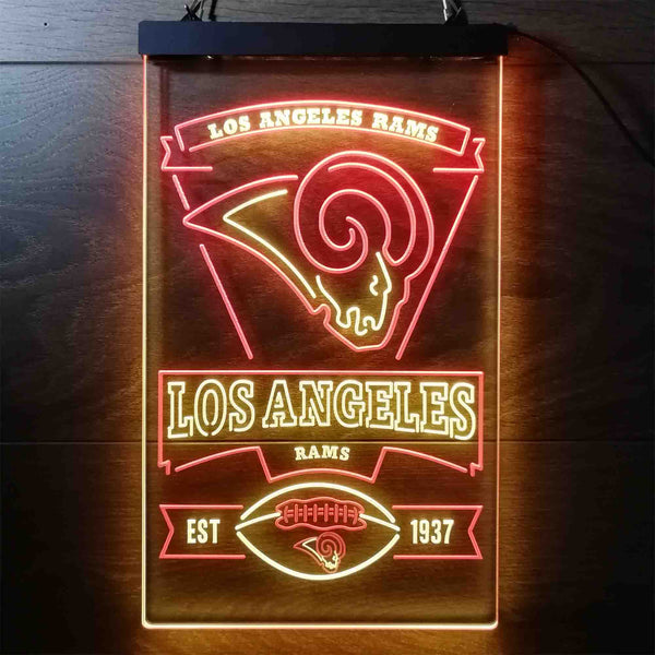 Los Angeles Rams Est 1937 Led Light