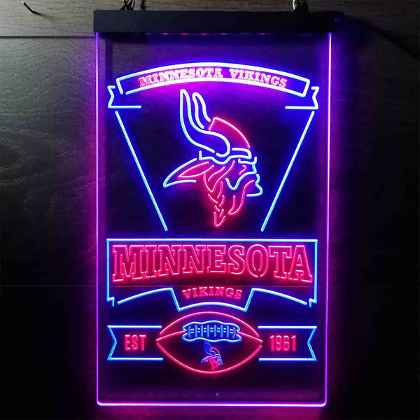 Minnesota Vikings Est 1961 Led Light 2022 10