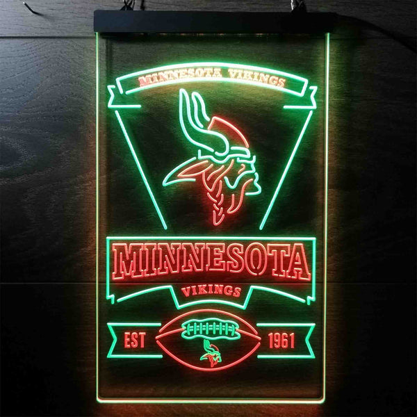 Minnesota Vikings Est 1961 Led Light