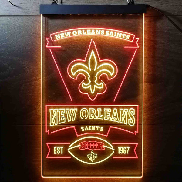 New Orleans Saints Est 1967 Led Light