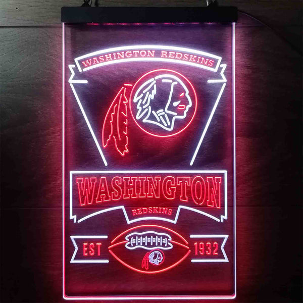 Washington Redskins Est 1932 Led Light