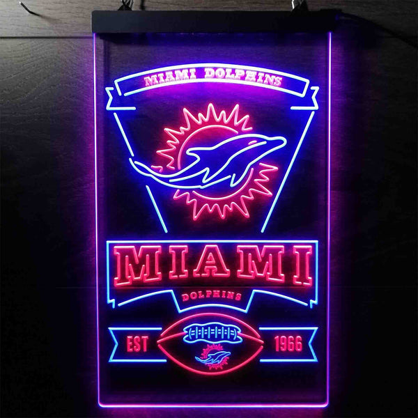 Miami Dolphins Est 1966 Led Light