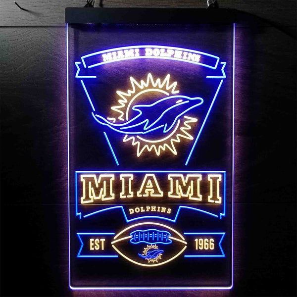 Miami Dolphins Est 1966 Led Light 2022 10