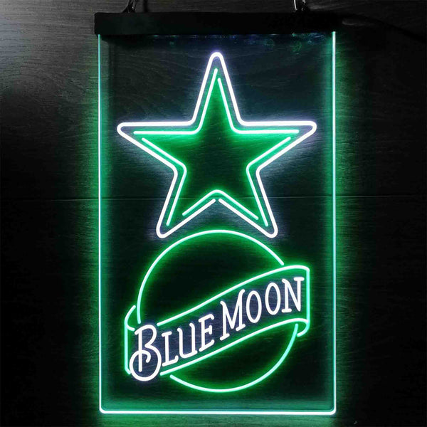 Blue Moon Bar Dallas Cowboys Est 1960 Led Light