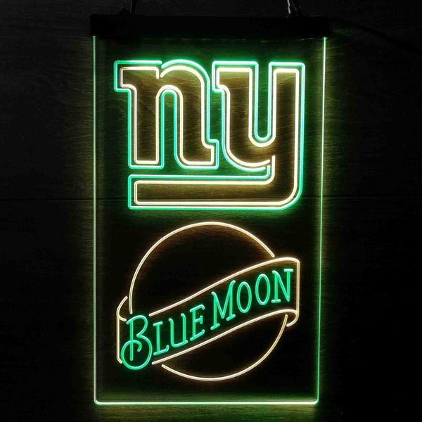 Blue Moon Bar New York Giants Est 1925 Led Light