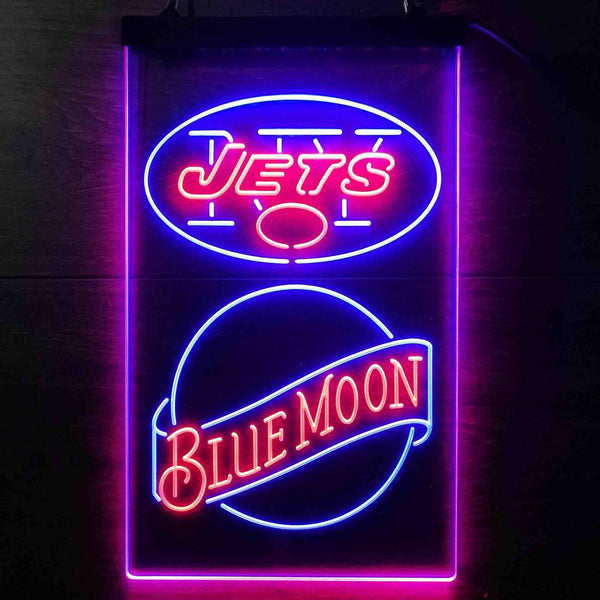 Blue Moon Bar New York Jets Est 1960 Led Light