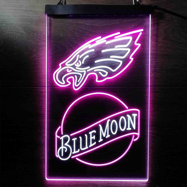 Blue Moon Bar Philadelphia Eagles Est 1933 Led Light