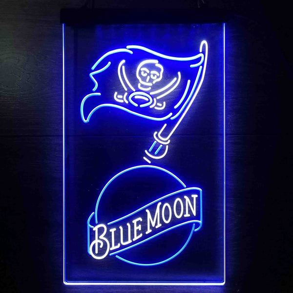 Blue Moon Bar Tampa Bay Buccaneers Est 1976 Led Light