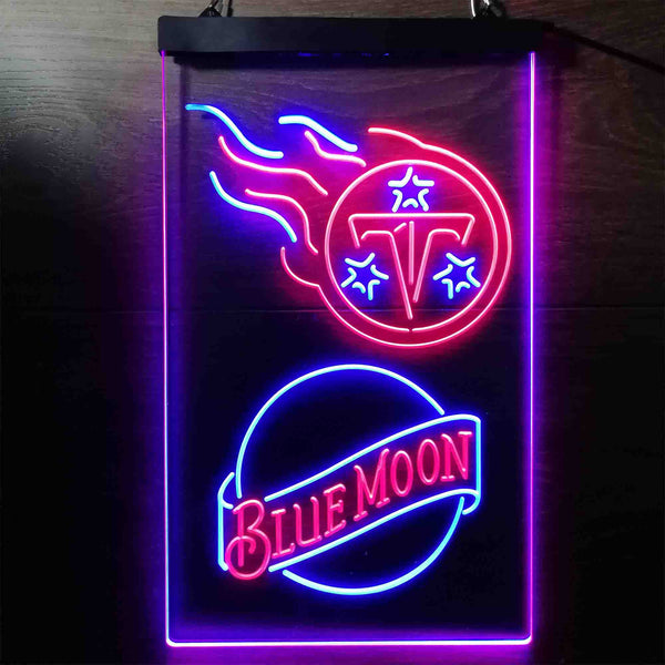 Blue Moon Bar Tennessee Titans Est 1960 Led Light